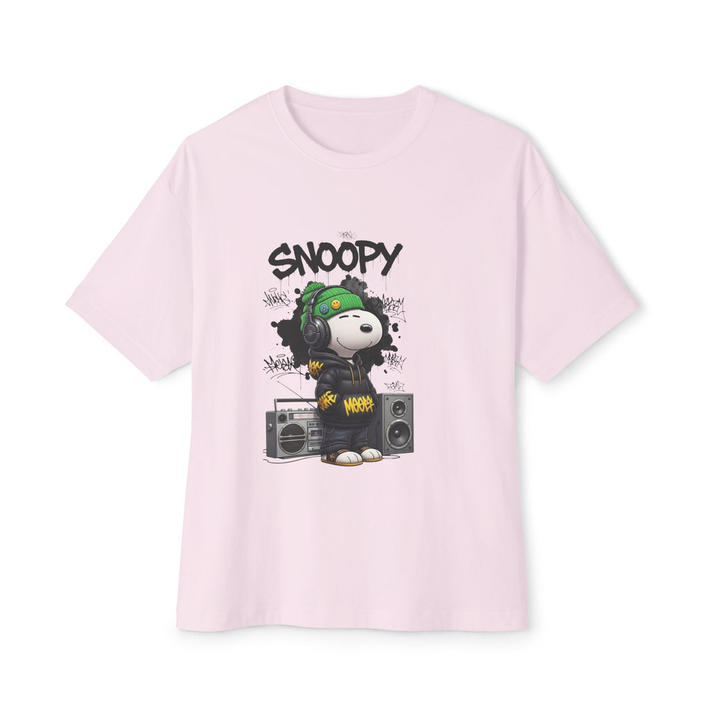 Snoopy DJ Graphic Tee — Oversized Boxy Streetwear T-Shirt